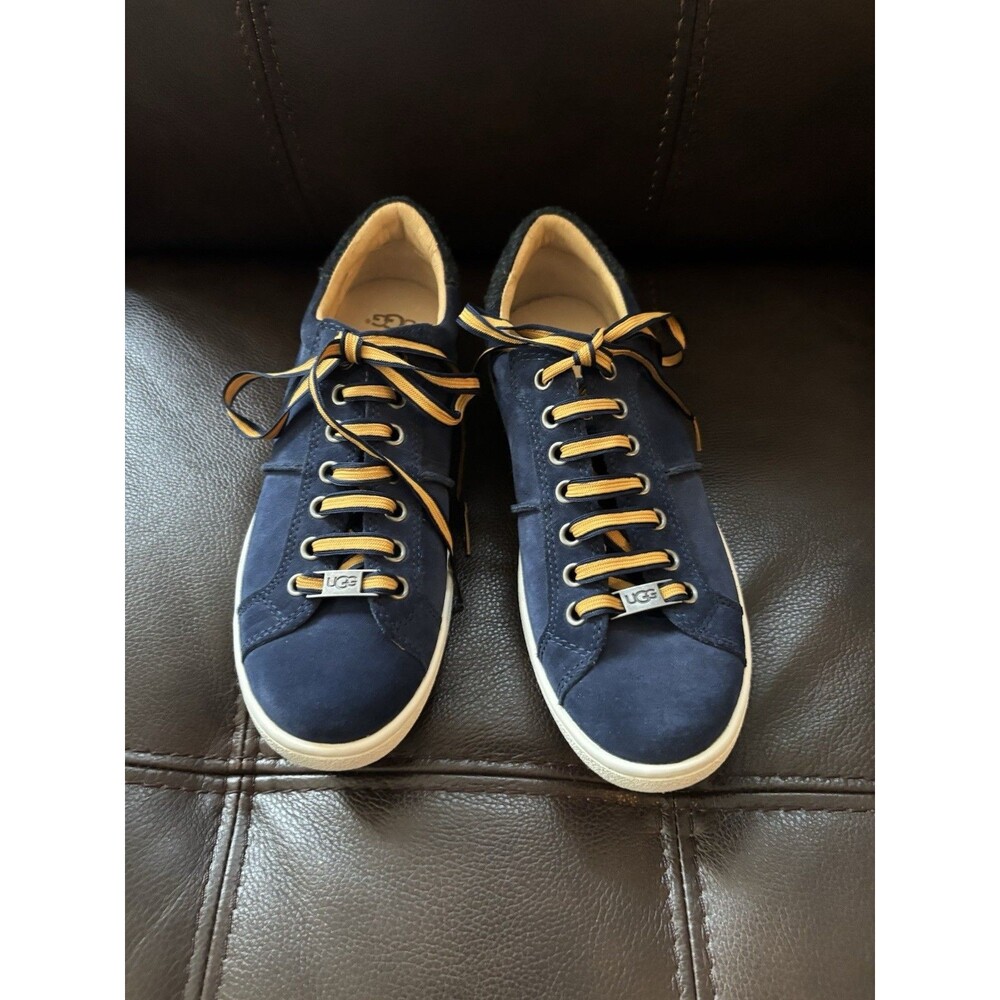 UGG Milo Sneakers Blue Suede Women's Size 8 - EUC